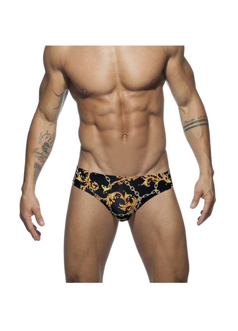 Мужские черные пляжные мужские плавки UXH