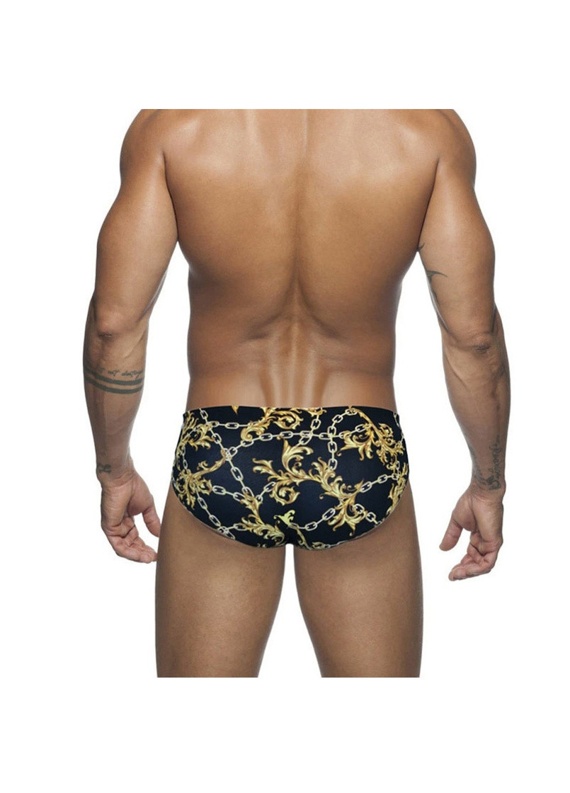 Мужские черные пляжные мужские плавки UXH