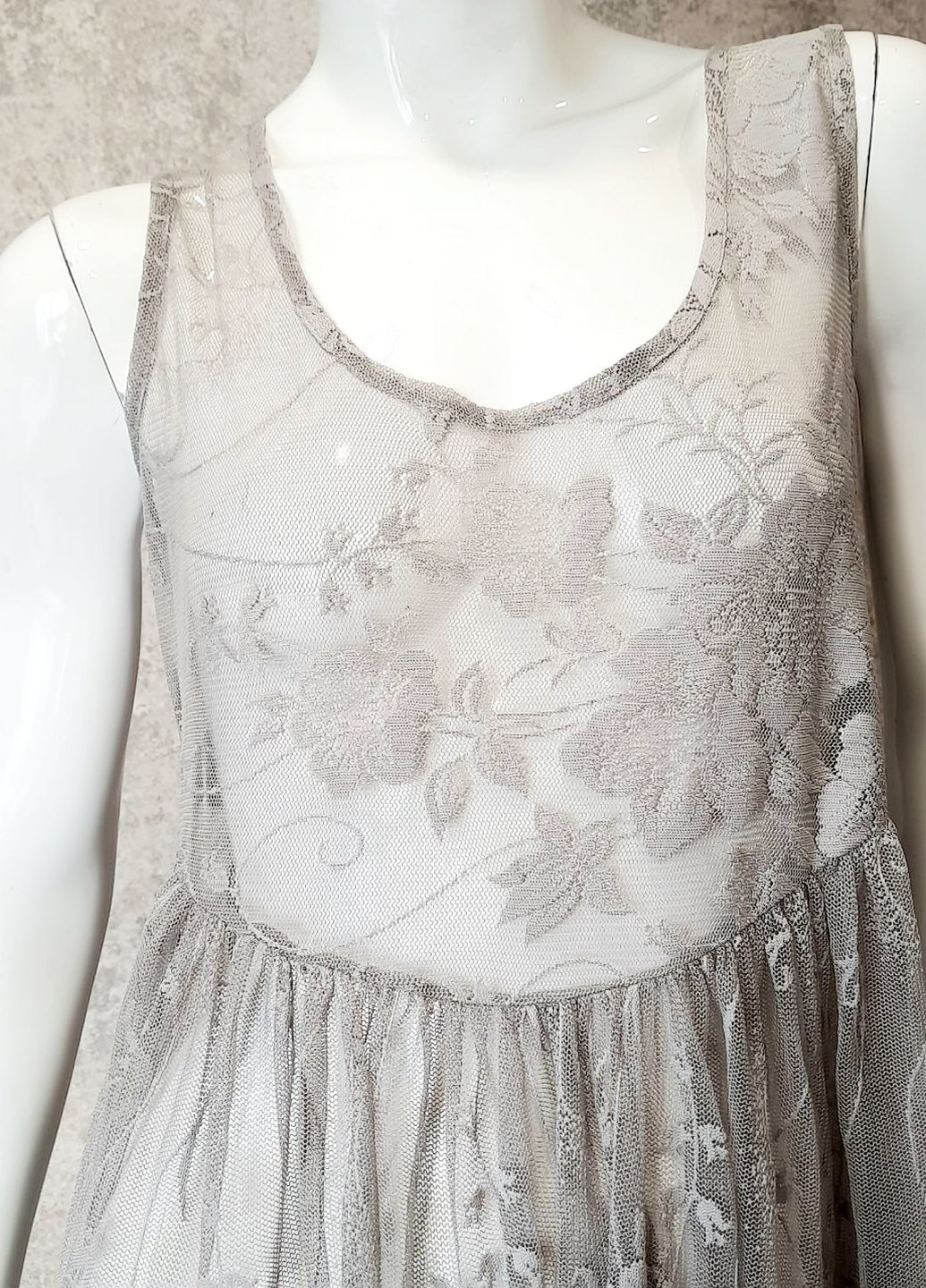 Сіра пляжне плаття No Brand