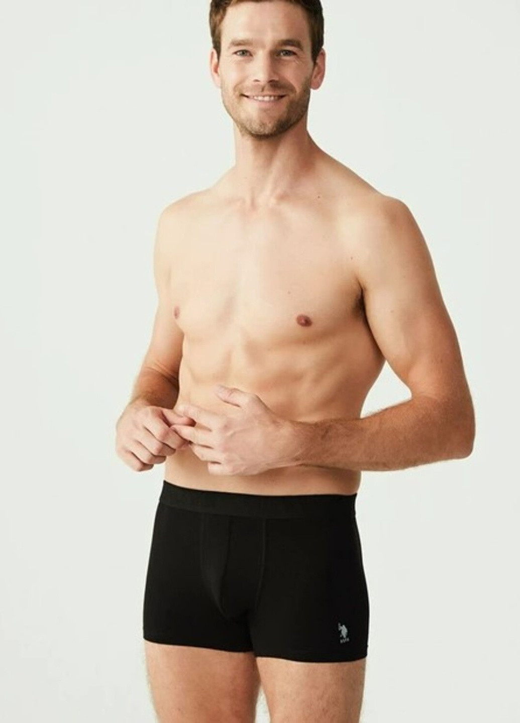 Трусы-шорты 3 шт мужские US.POLO.ASSN. 80173 (257338622)