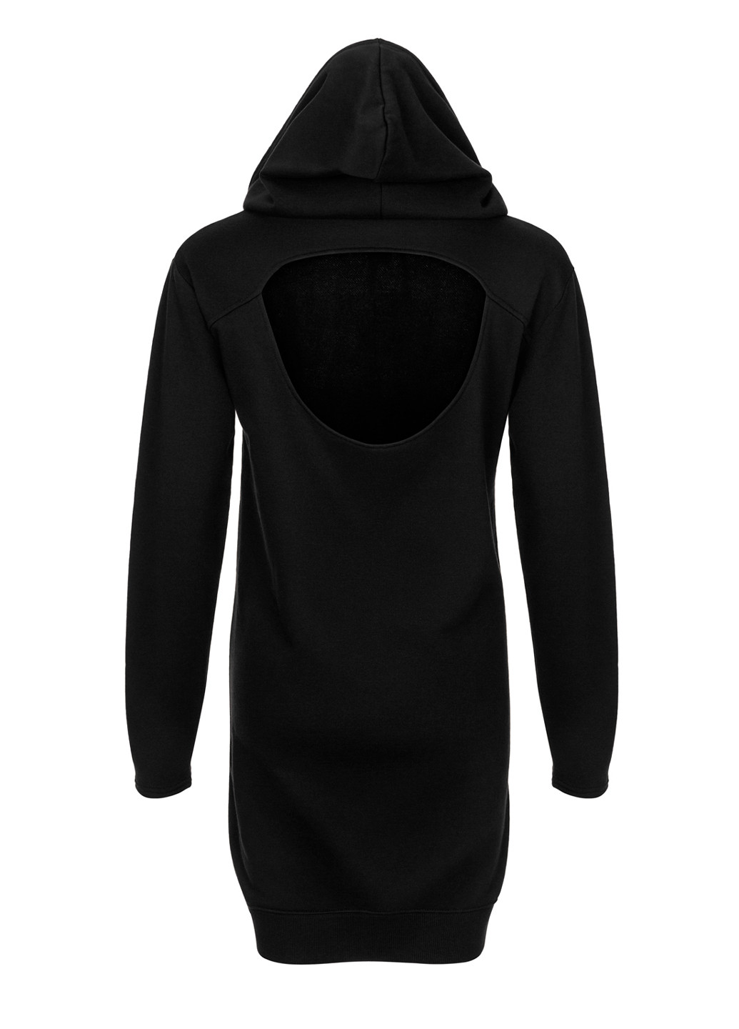 Жіночий подовженний чорний худі з капюшоном Juicy Couture (257347871)