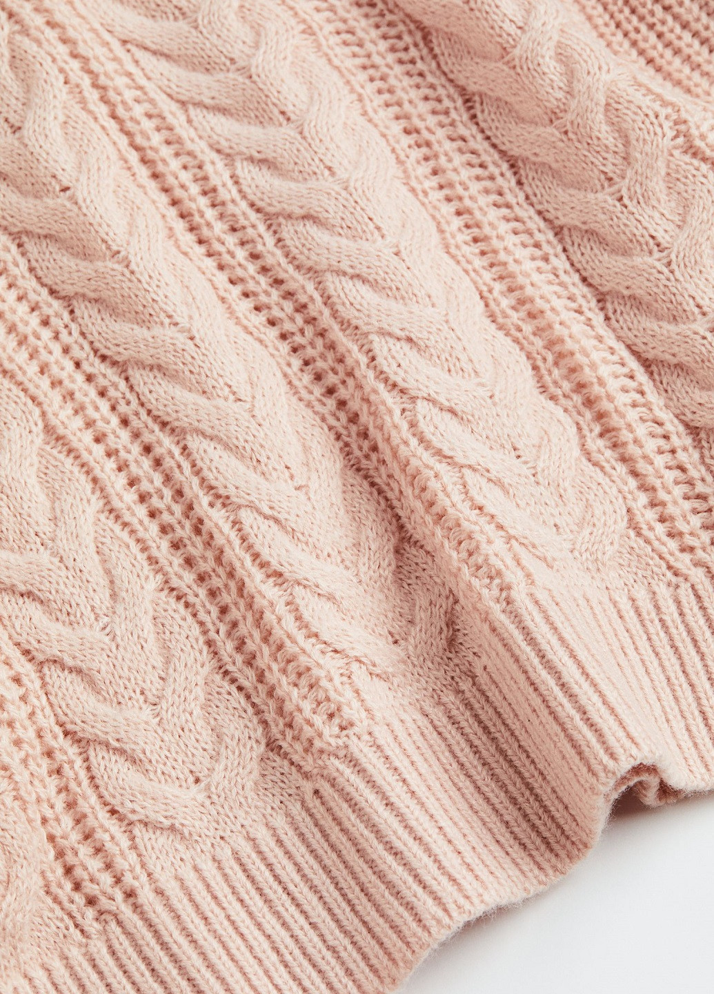 Светло-розовый демисезонный свитер H&M