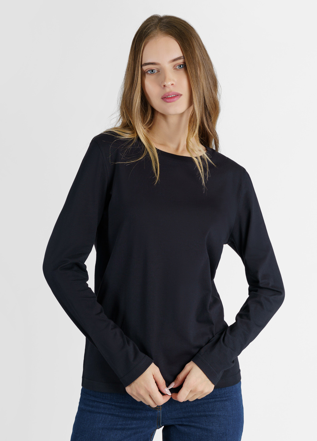 Черная демисезон футболка женская Arber Long sleeve W