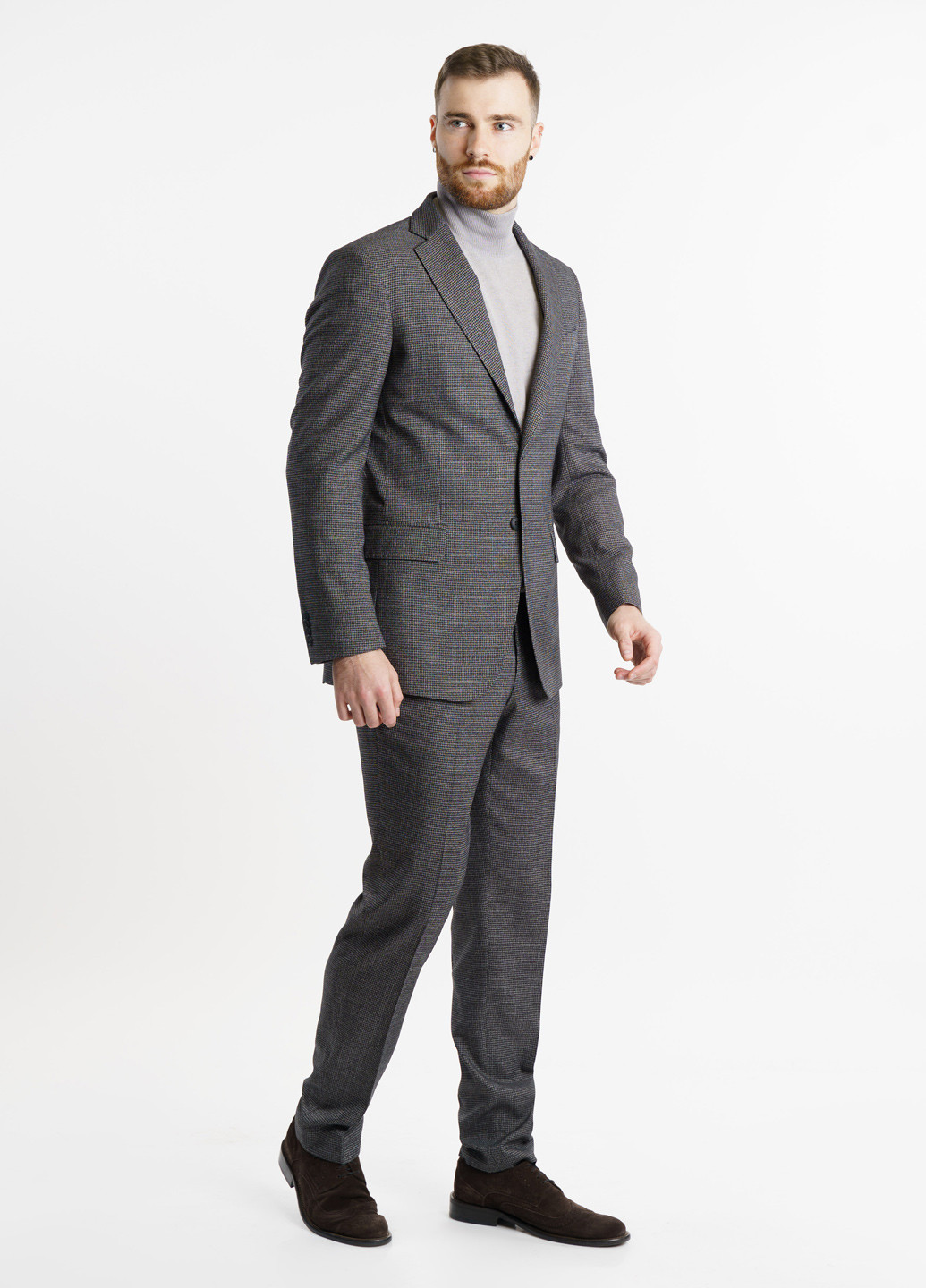 Серый демисезонный костюм мужской Arber Сал'єрі S/MARCO