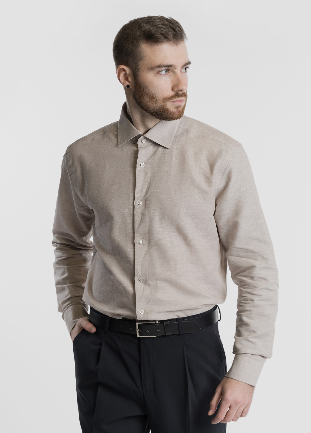 Сорочка чоловіча Arber linen shirt 1 (257385534)