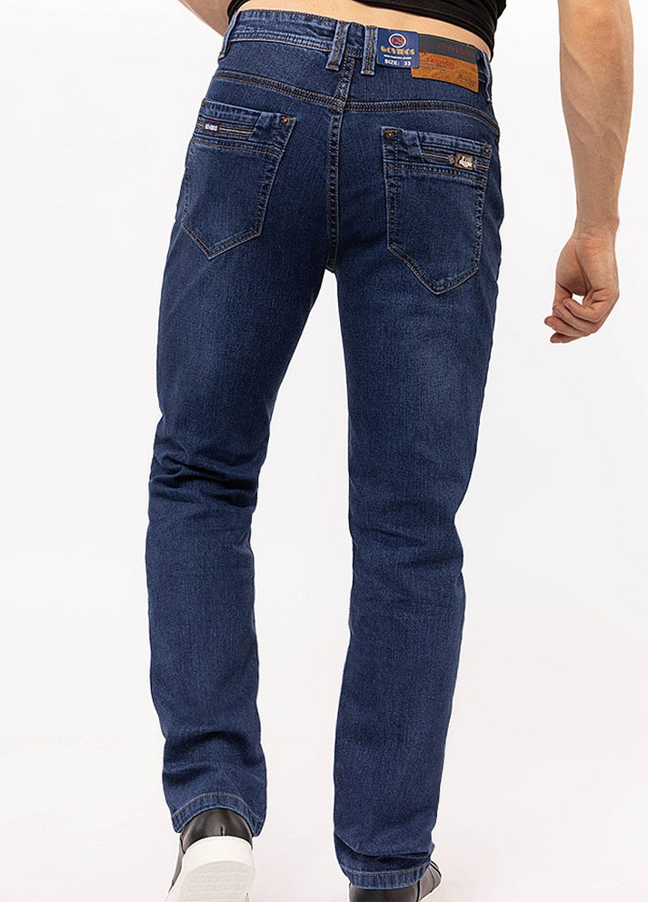 Черные демисезонные мужские джинсы No Brand