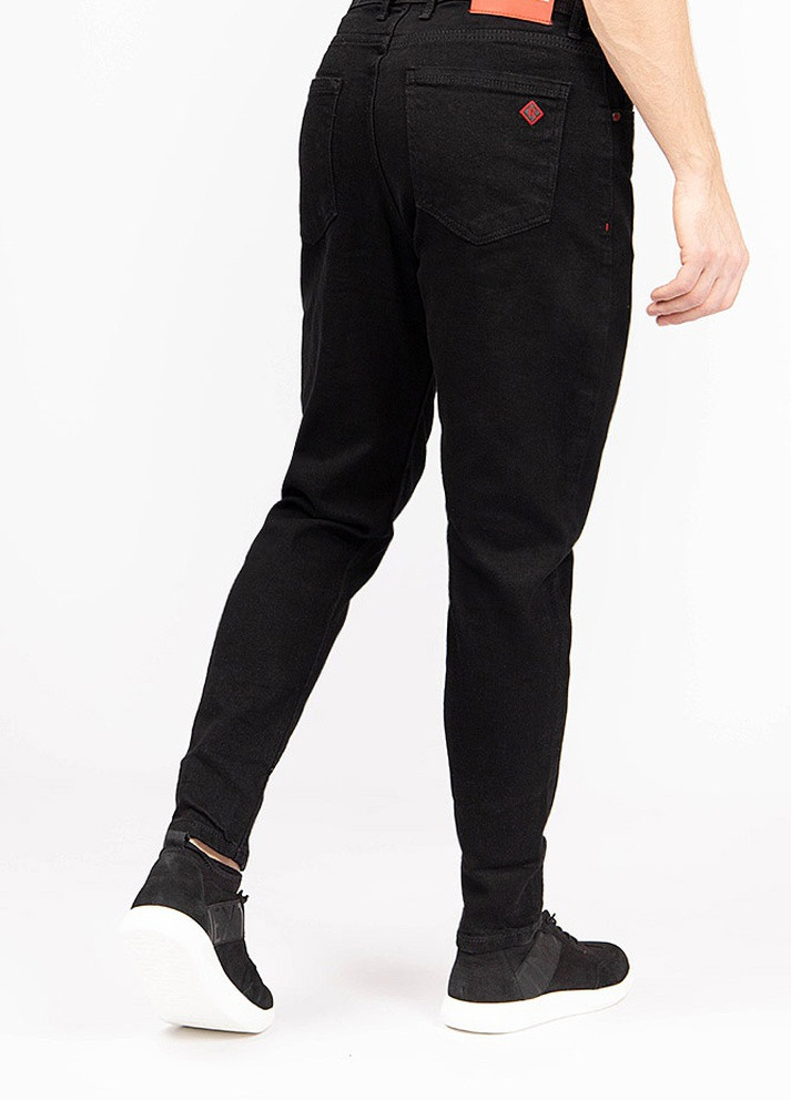 Черные демисезонные джинсы мужские No Brand