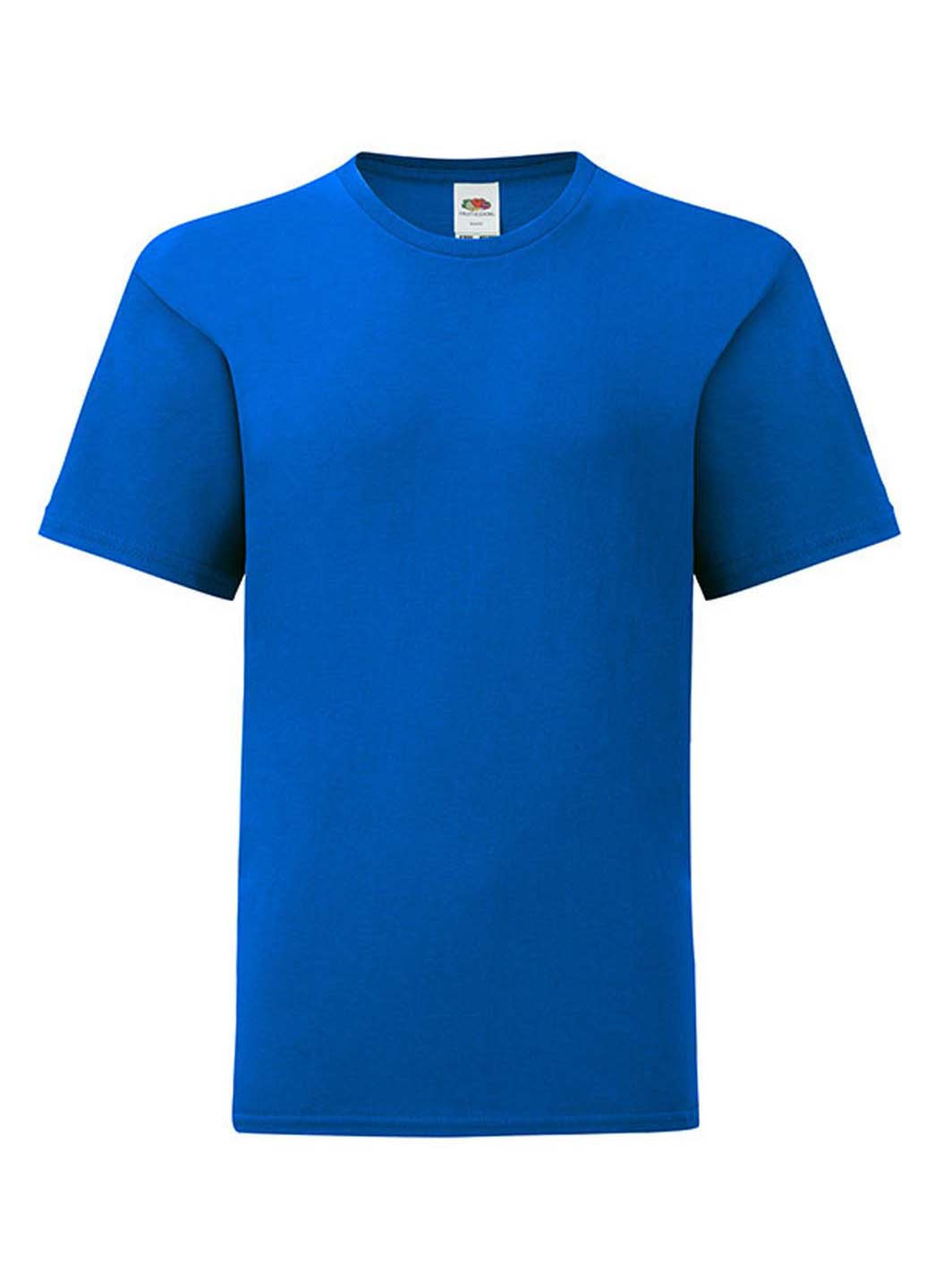 Синяя демисезонная футболка Fruit of the Loom