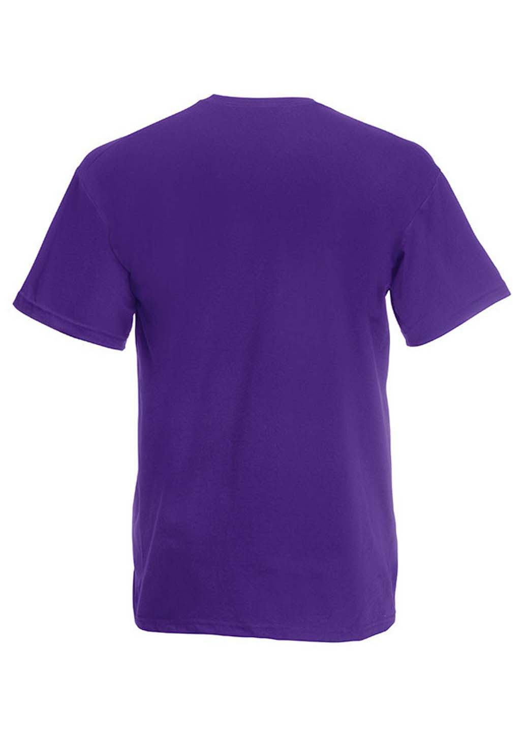Фиолетовая демисезонная футболка Fruit of the Loom