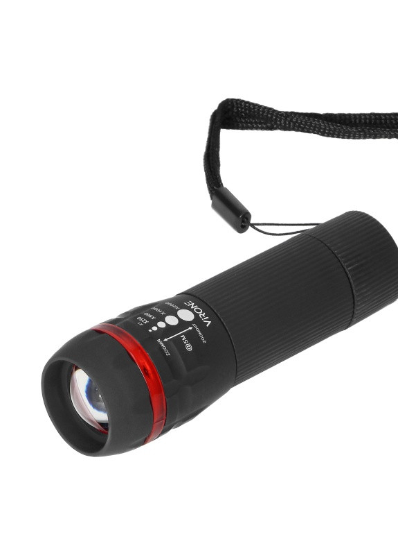 Фонарик светодиодный VIRONE 1W с зумом 60lm 3xAAA Brille (257380407)
