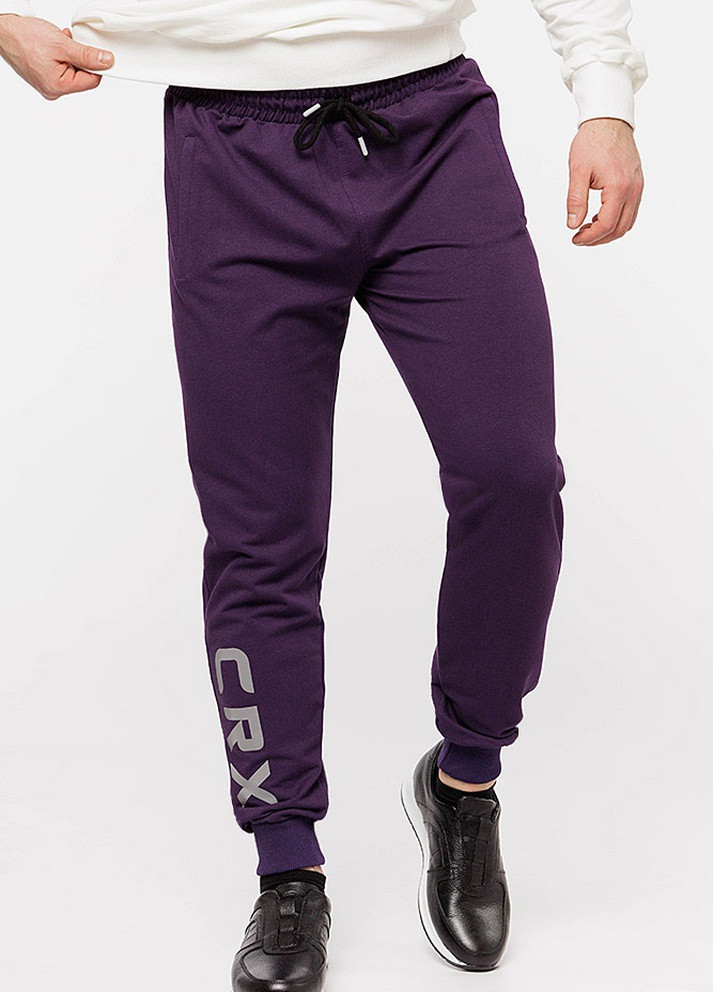Фиолетовые спортивные демисезонные брюки CLUB JU