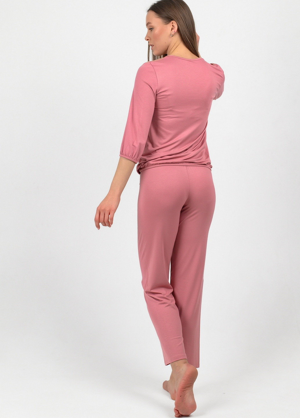 Светло-розовая всесезон пижама женская NEL