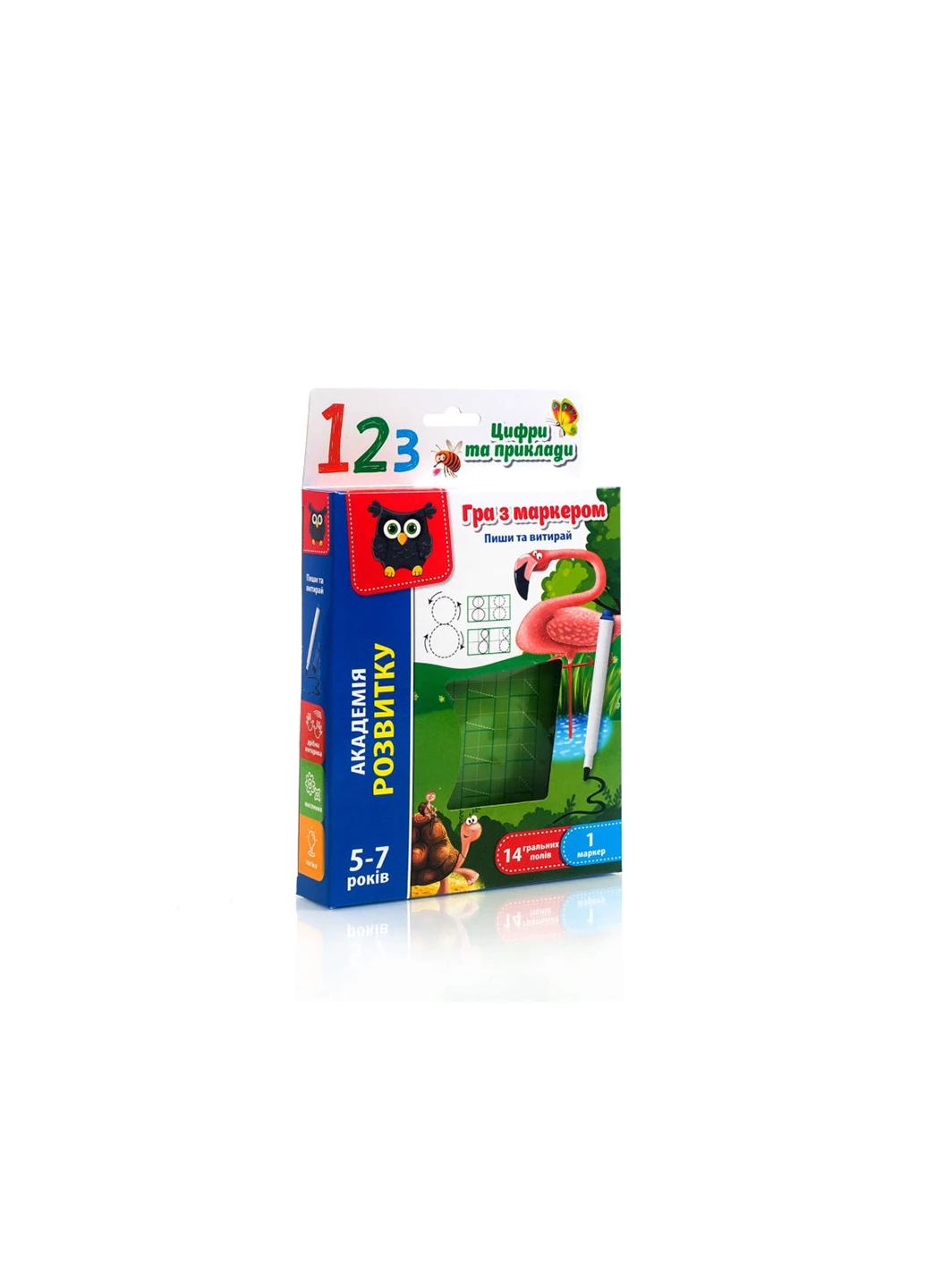 Игра с маркером Цифры и примеры VT5010-14 Vladi toys (257410355)
