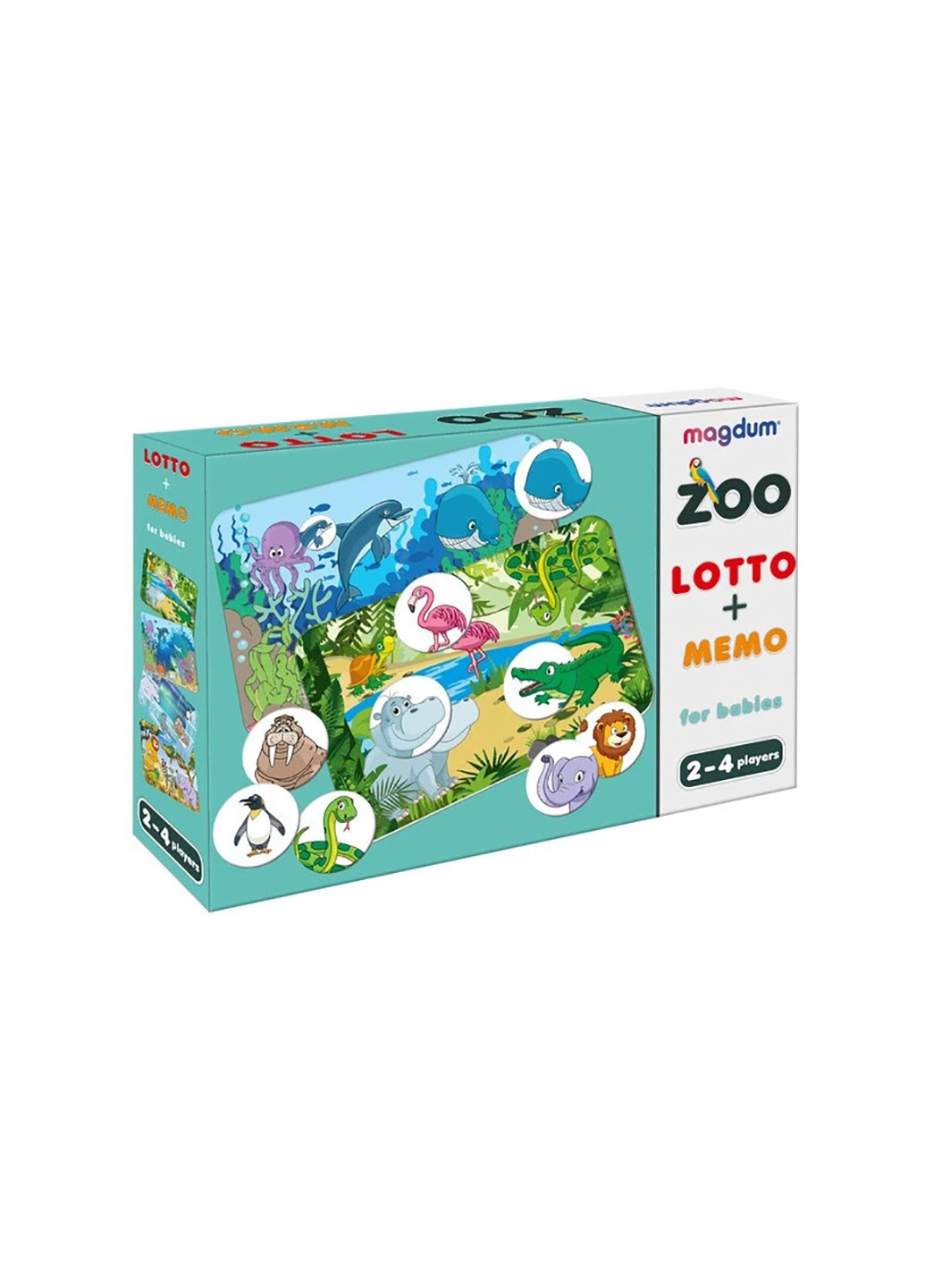 Гра настільна розвиваюча "Лото+мемо Зоопарк" ME5032-21 EN No Brand (257410214)