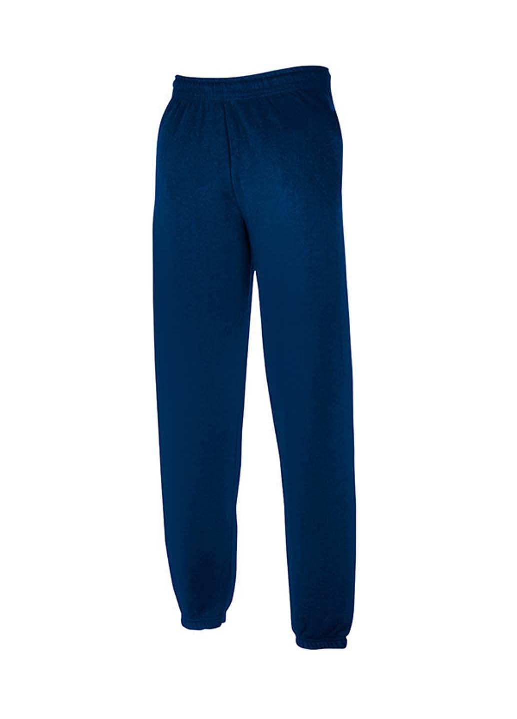 Темно-синие спортивные демисезонные брюки Fruit of the Loom