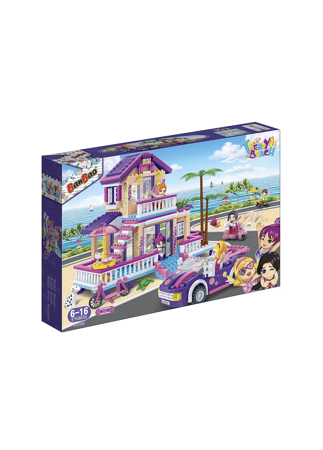 Конструктор Модный пляж 6122 Banbao (257418294)