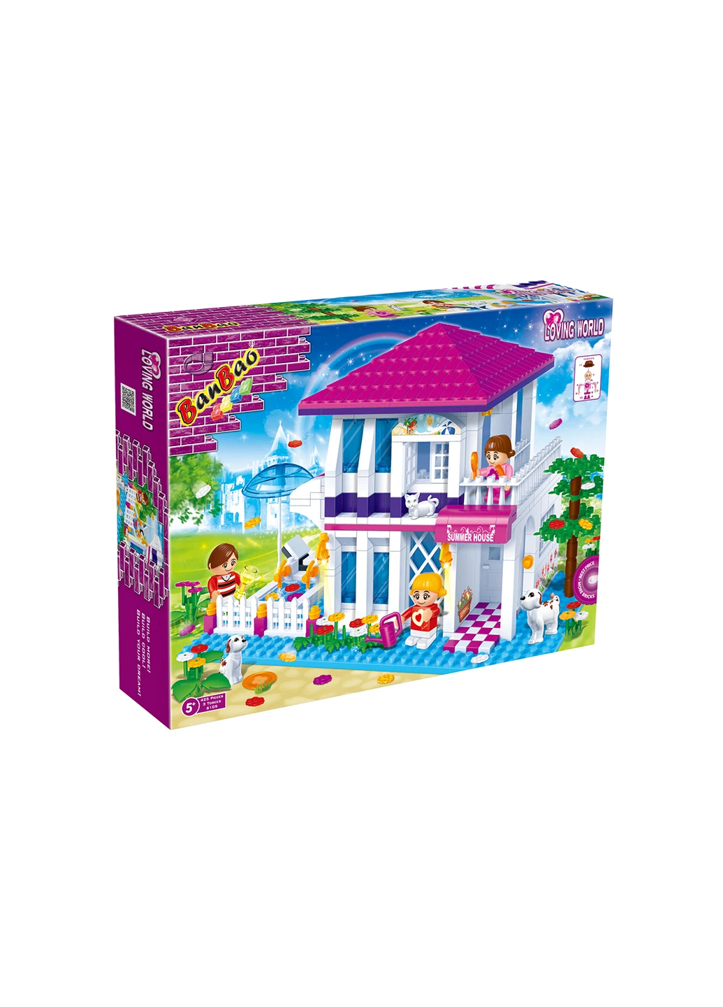 Конструктор Любящий мир Отдых 6105 425 эл. shop (6974387591632) Banbao (257418296)