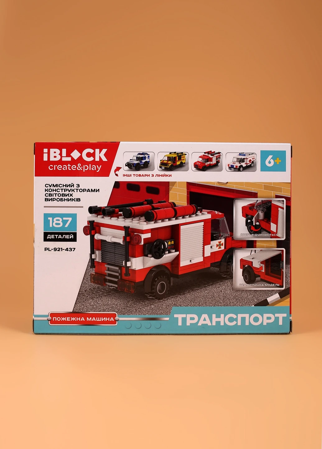 Конструктор Пожежна служба PL-921-437 Iblock (257418430)