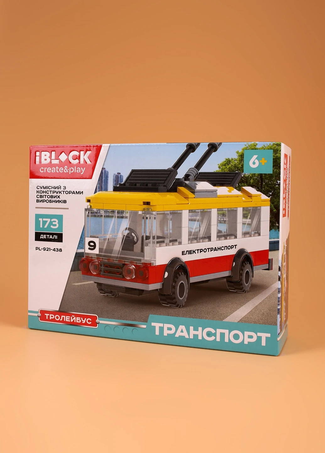 Конструктор Тролейбус PL-921-438 Iblock (257418420)