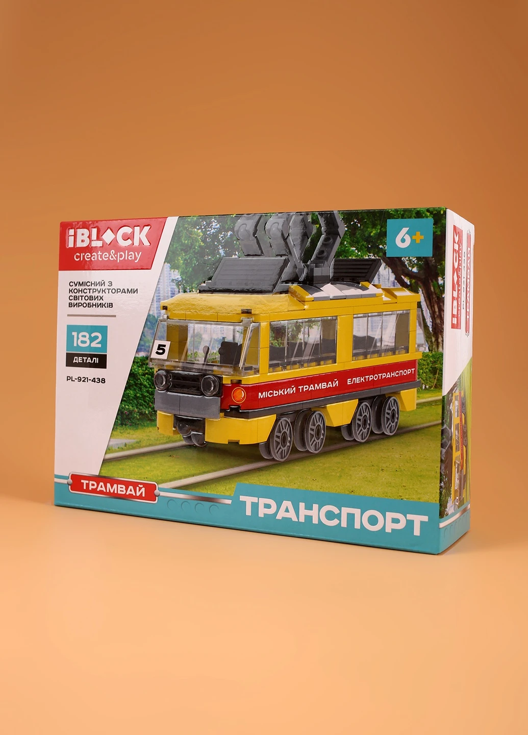 Конструктор Трамвай PL-921-438 Iblock (257418433)