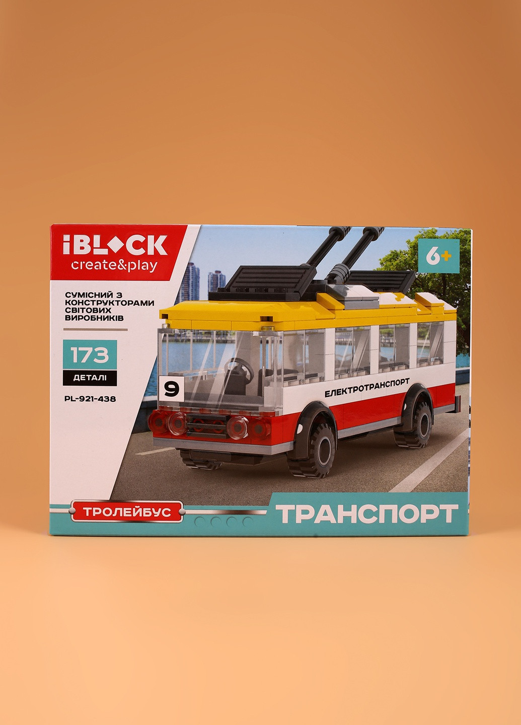 Конструктор Тролейбус PL-921-438 Iblock (257418666)