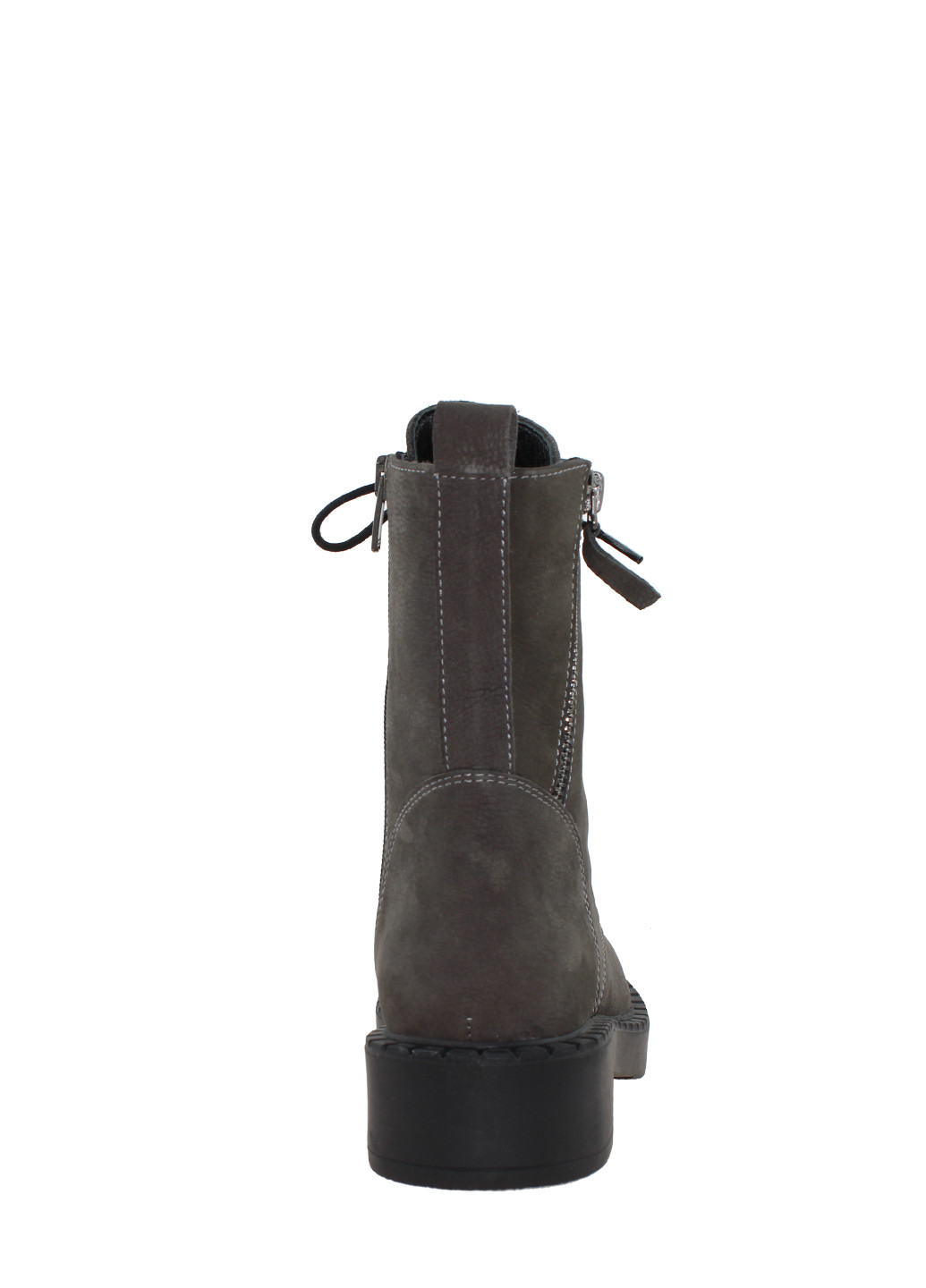 Осенние ботинки r52417 серый Carvallio из натурального нубука