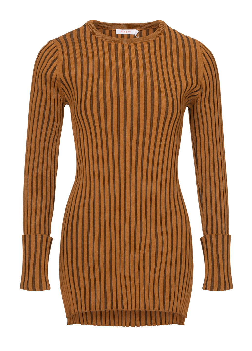Гірчичний демісезонний подовжений жіночий светр finery london джемпер No Brand