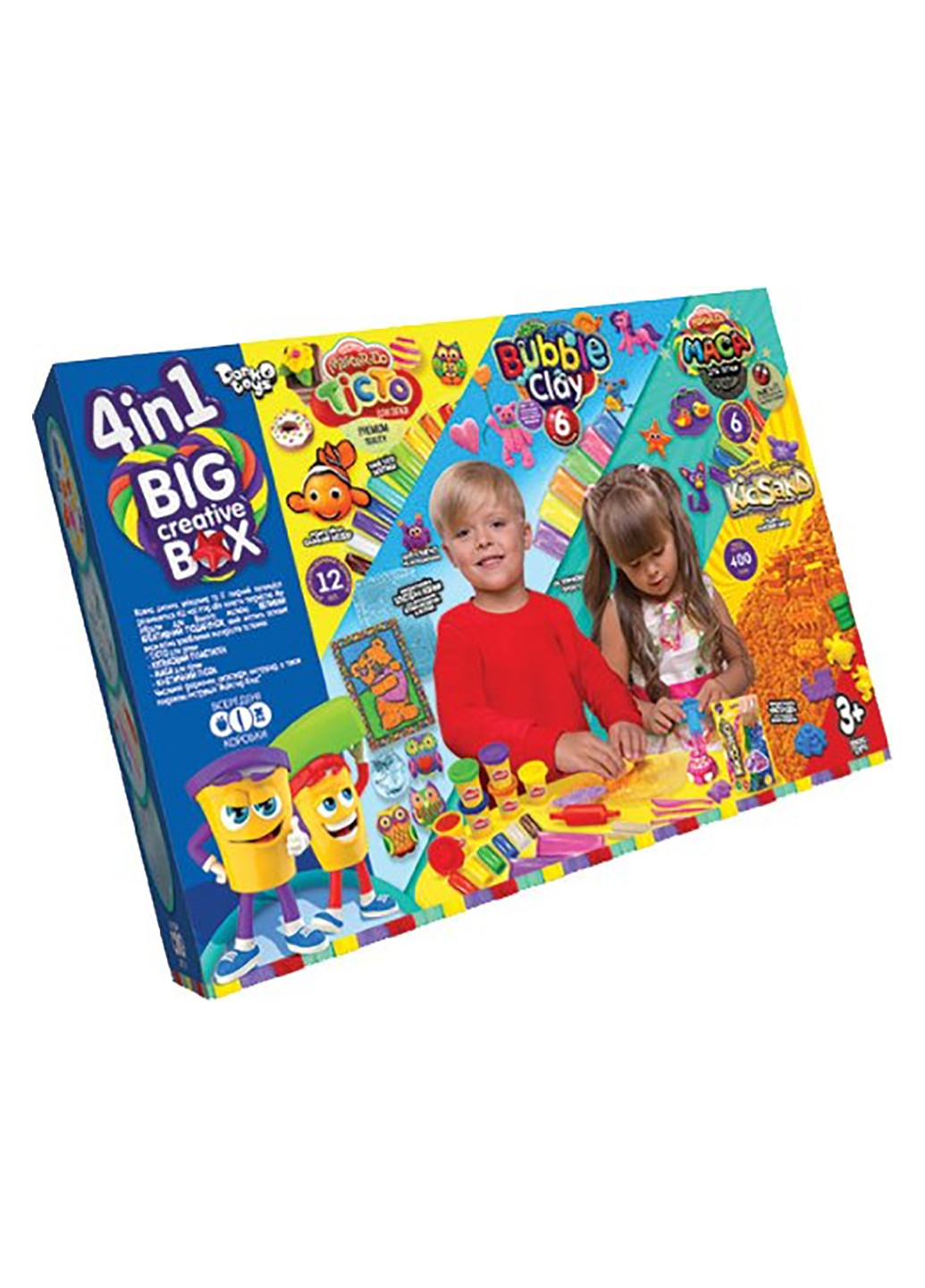 Набор творчества 4в1 BIG CREATIVE BOX рус BCRB-01-01U Danko Toys (257452323)