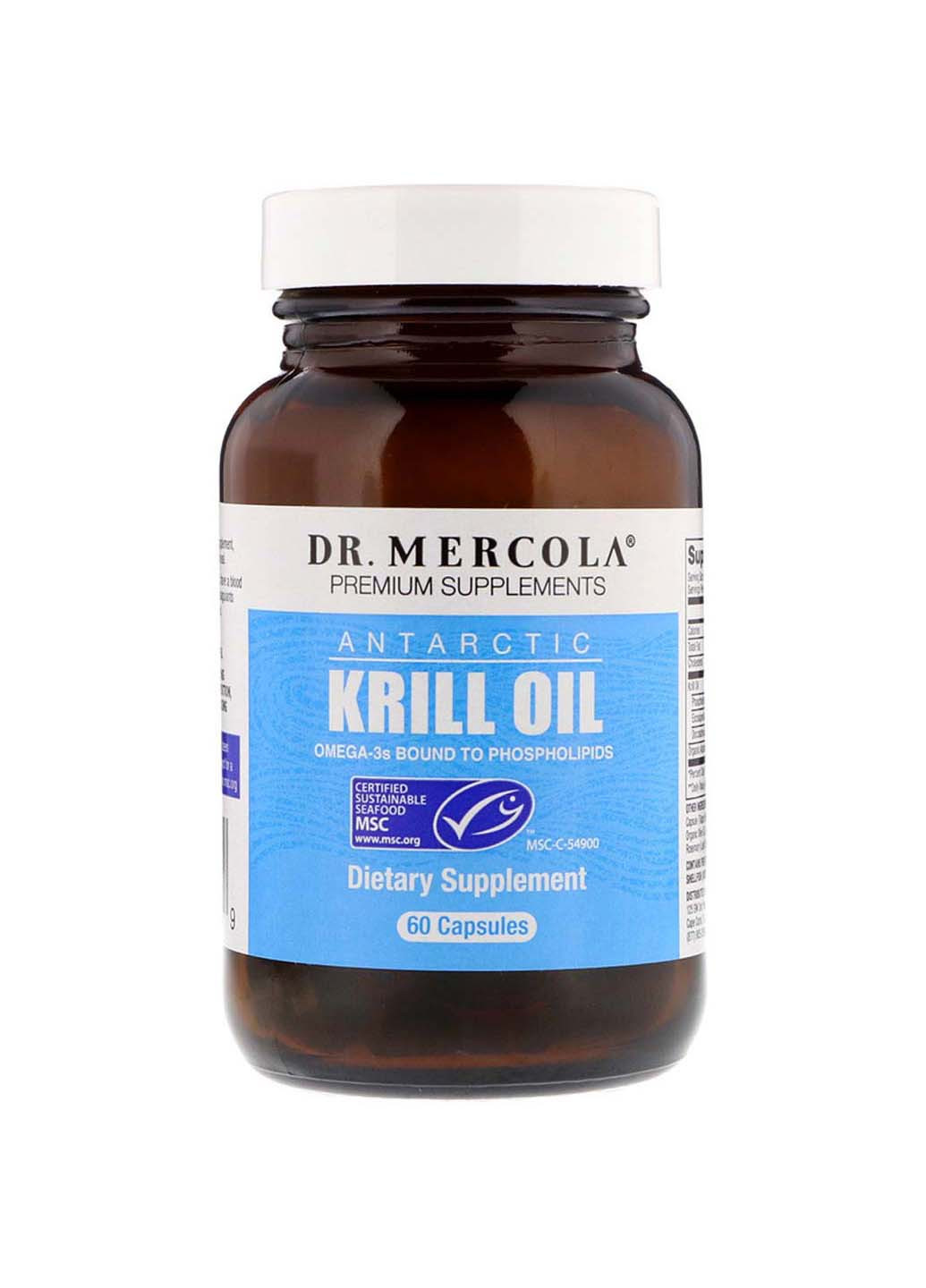 Масло криля арктического Krill Oil 60 капсул Dr. Mercola (257470714)
