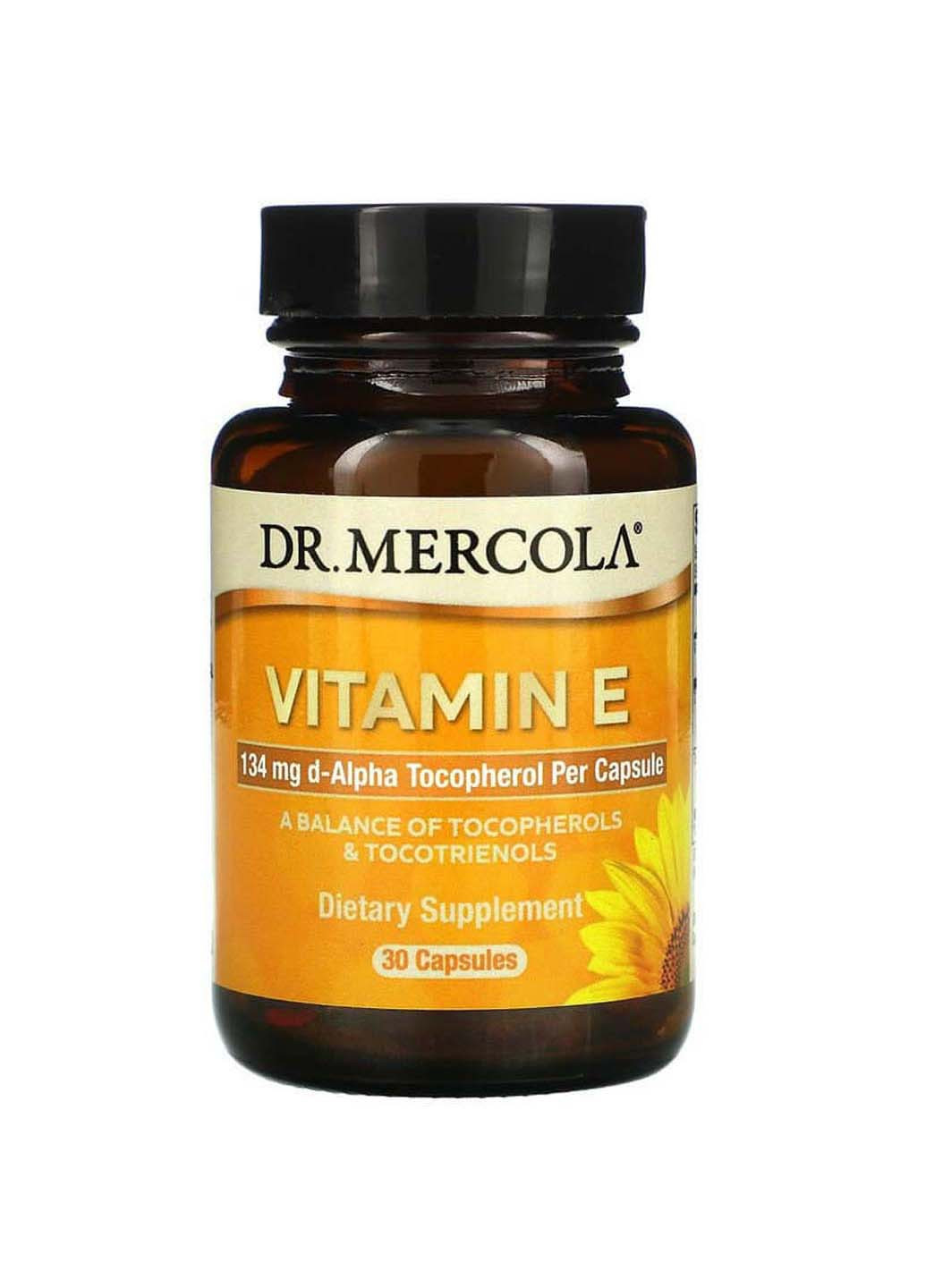 Вітамін Е Vitamin E 30 капсул Dr. Mercola (257470712)
