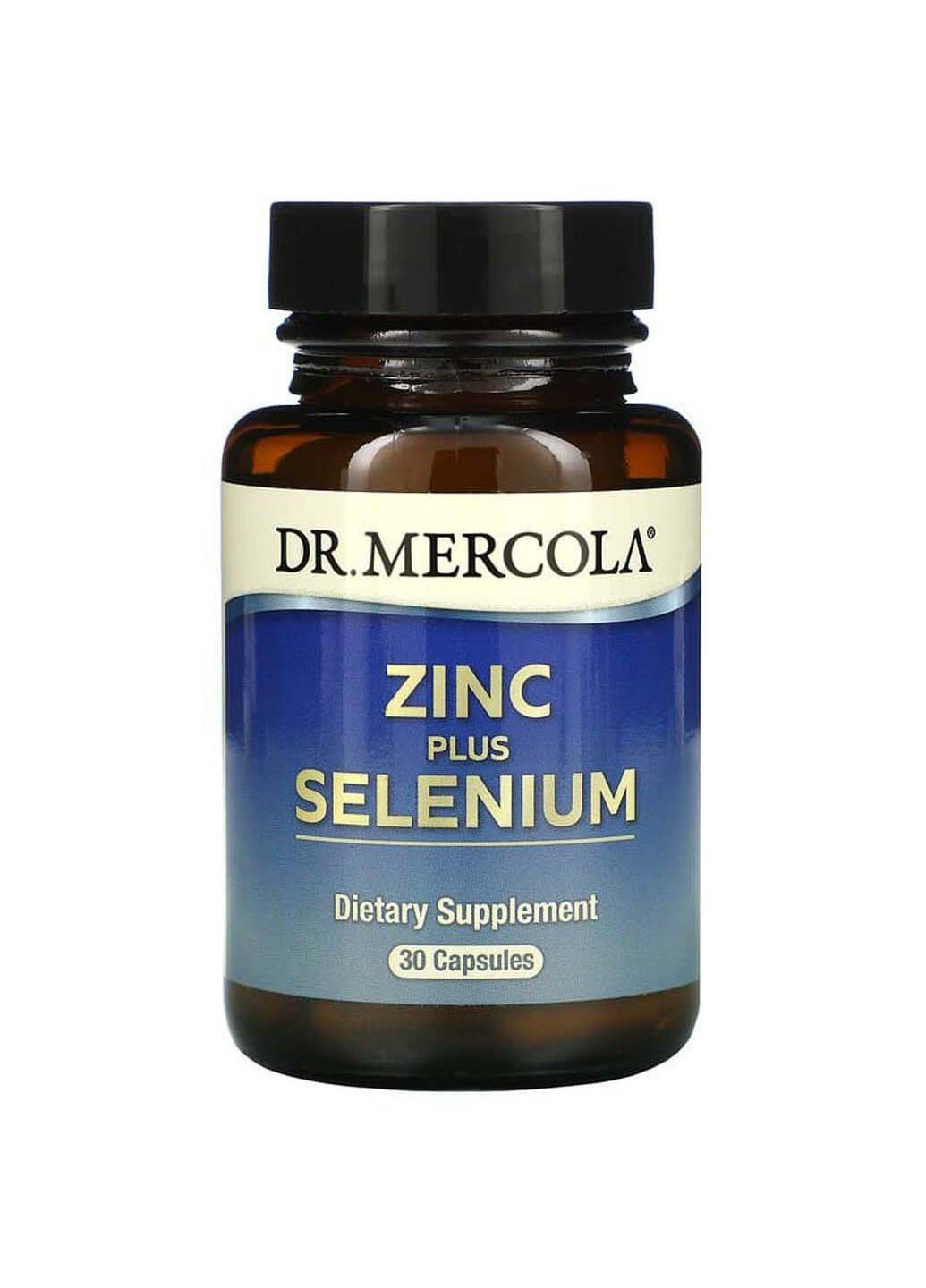 Цинк плюс селен Zinc Plus Selenium 30 капсул Dr. Mercola (257470706)