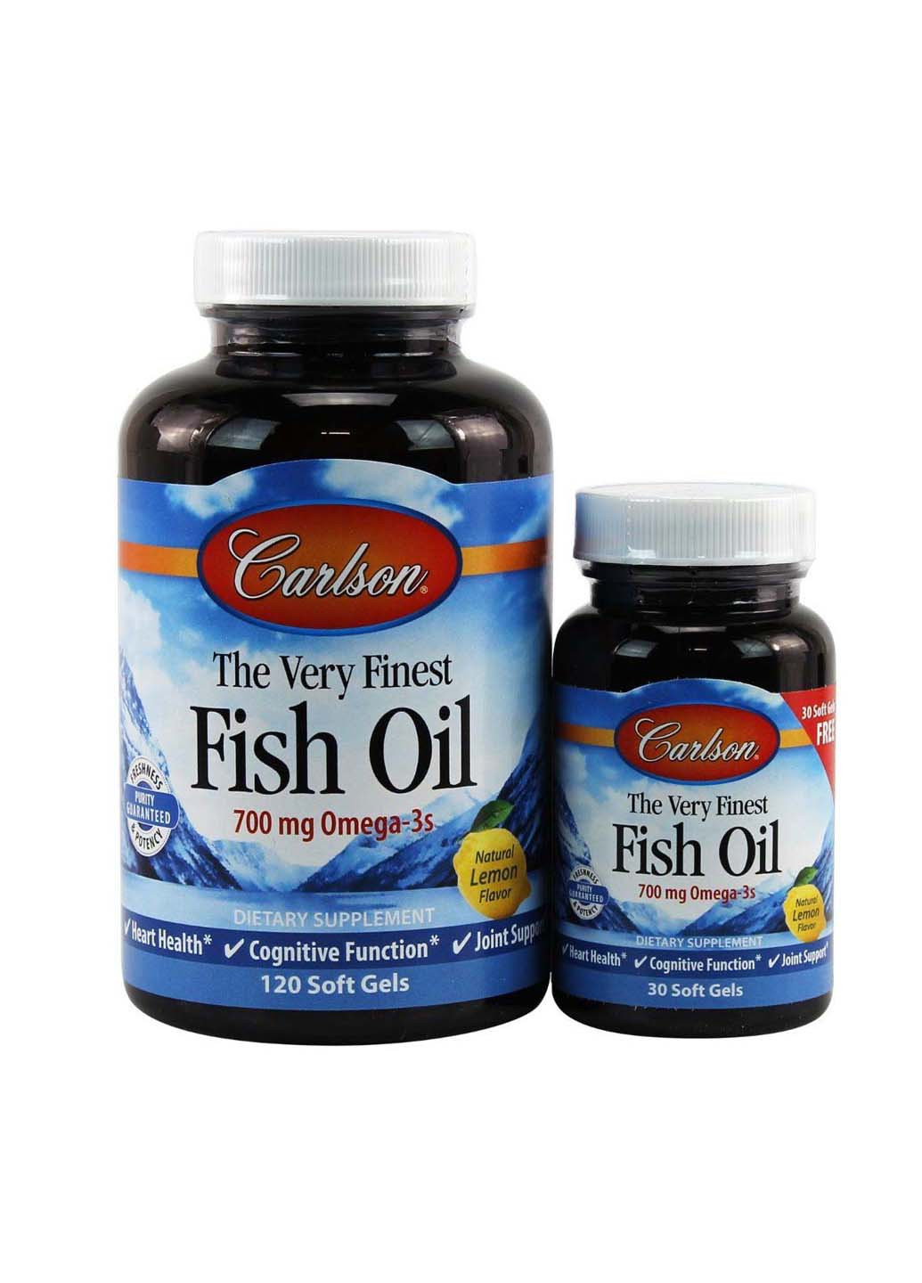 Рыбий жир Fish Oil Лимон 700 мг 150 капсул Carlson Labs (257470512)