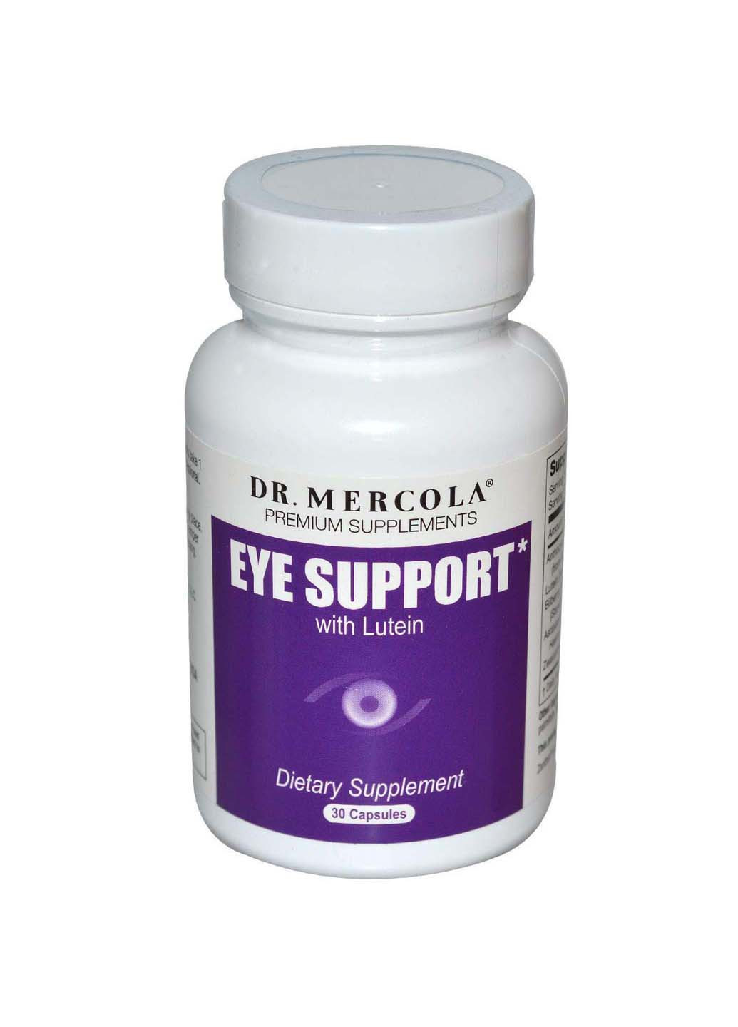 Витамины для глаз с лютеином Eye Support 30 капсу Dr. Mercola (257470710)