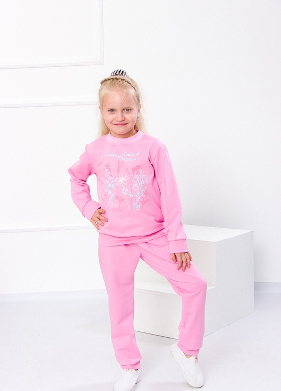Розовый демисезонный костюм для девочки Носи своє