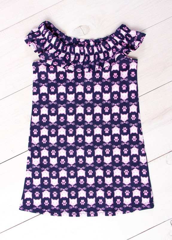 Фіолетова сукня для дівчинки р. 104 котики носи своє (6027-002-1-v9) Носи своє (257452625)