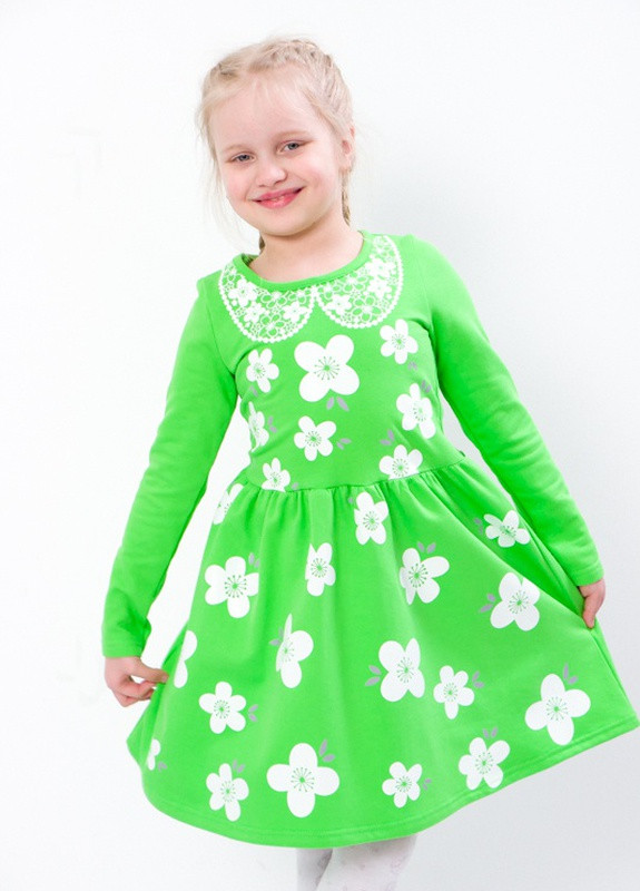 Зелёное платье для девочки Носи своє (257452641)