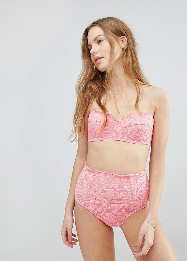 Рожевий демісезонний купальник Asos