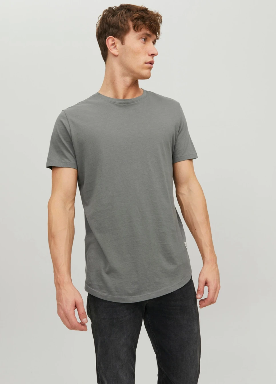 Графітова футболка JACK&JONES