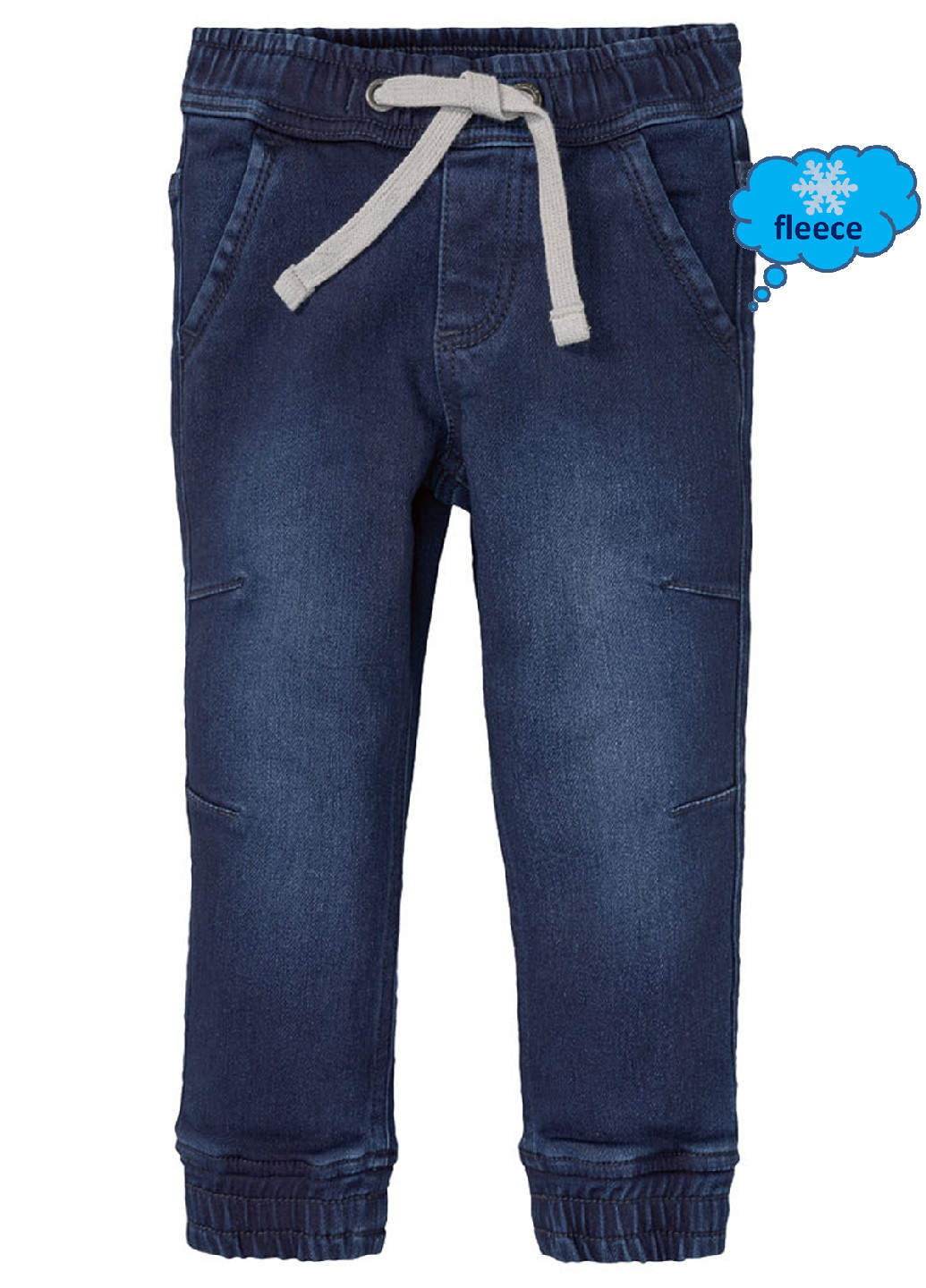 Синие зимние джинсы Lupilu