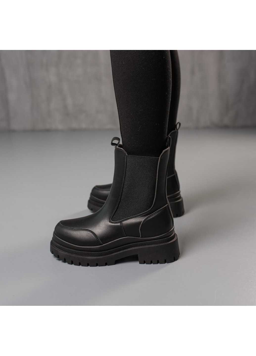 Черевики жіночі Camie 3862 24 Чорний Fashion (257466643)