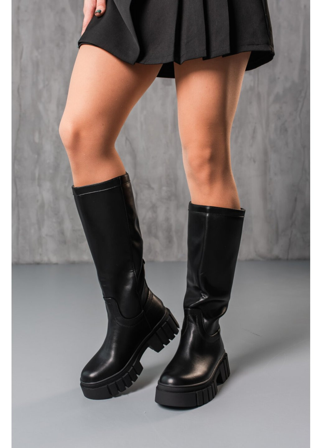 Осенние сапоги женские alvira 3867 235 черный Fashion