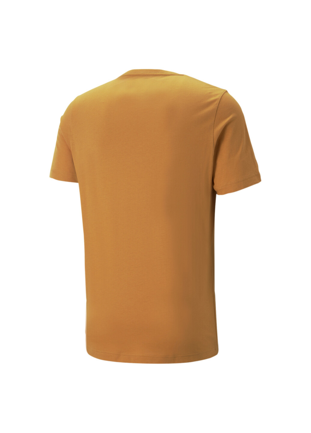 Бежевая футболка essentials small logo men's tee Puma