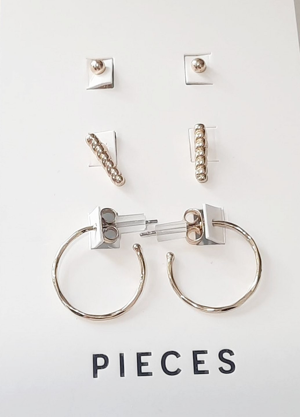 Набор из 3 пар серьг Pieces (257469949)