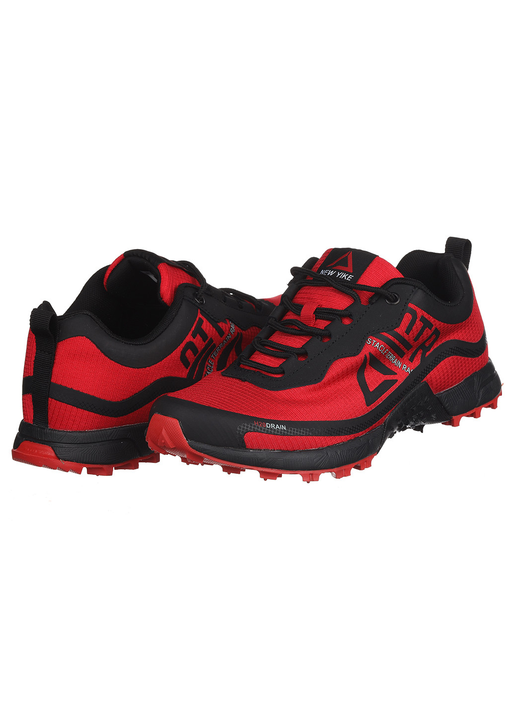 Красные демисезонные мужские кроссовки 5268-3 Yike
