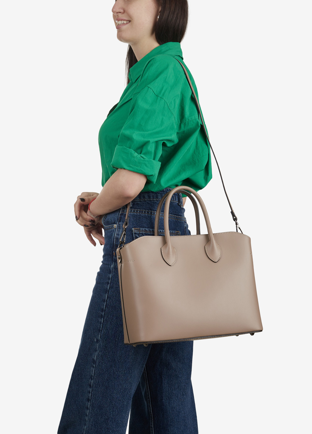 Сумка женская кожаная тоут средняя Tote Regina Notte (257458936)