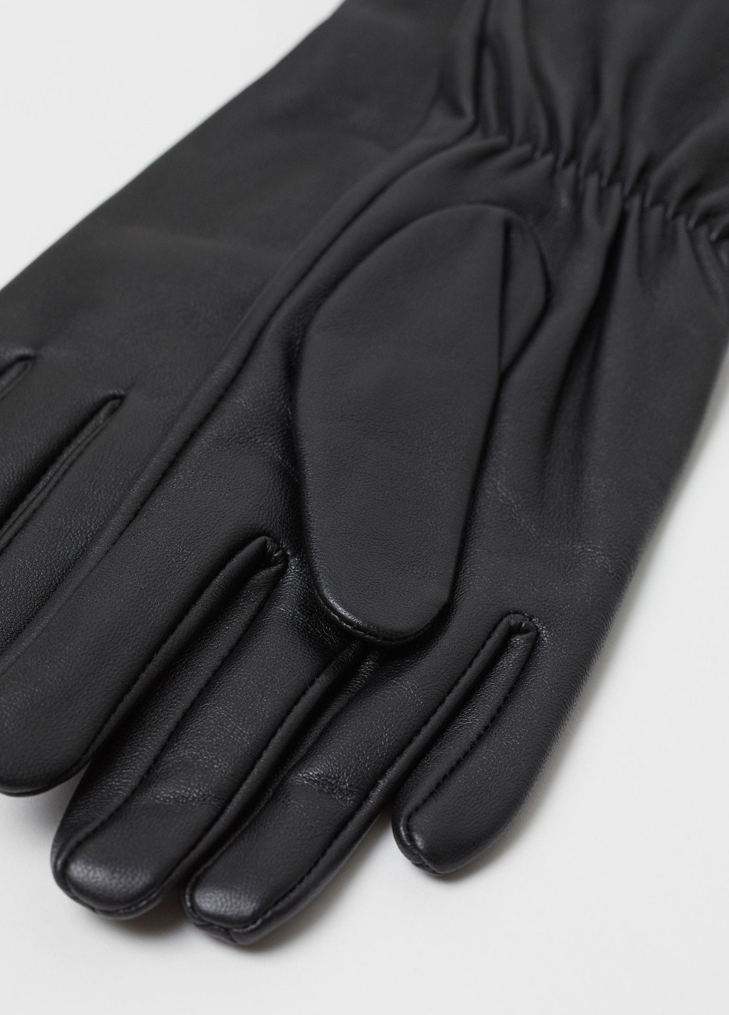 Довгі рукавички з натуральної шкіри H&M (257467692)