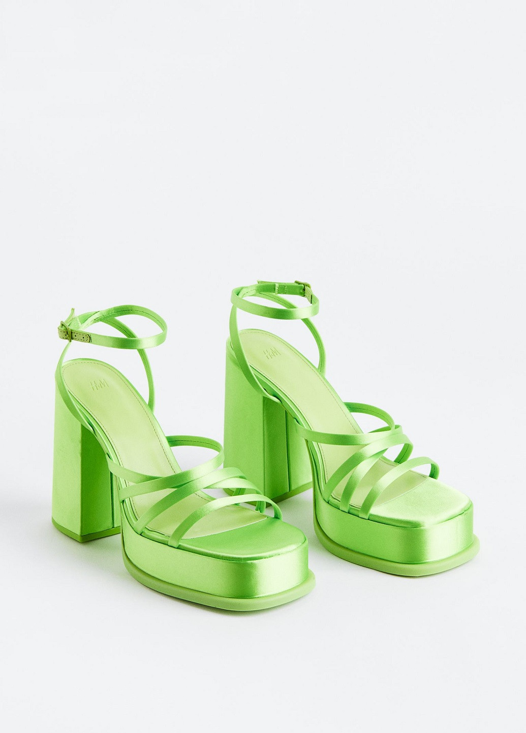 Зеленые босоножки H&M