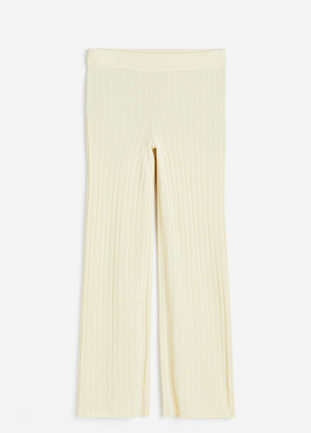 Светло-бежевые домашние демисезонные брюки H&M