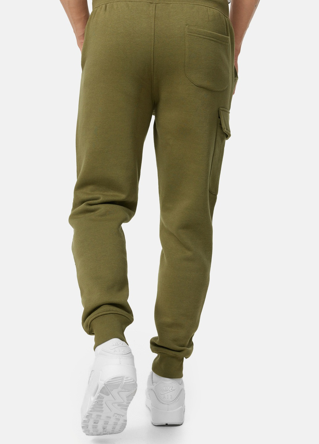 Оливковые кэжуал демисезонные брюки Lonsdale