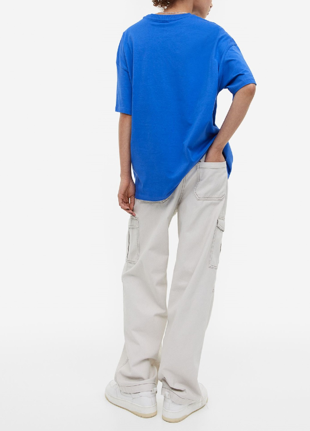 Синя літня футболка H&M